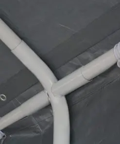 vidaXL Party Tent PE 5×10 m Grey