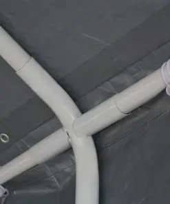 vidaXL Party Tent PE 6×12 m Grey