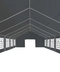 vidaXL Party Tent PE 6×12 m Grey