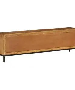 vidaXL TV Cabinet Solid Mango Wood 140x30x40 cm