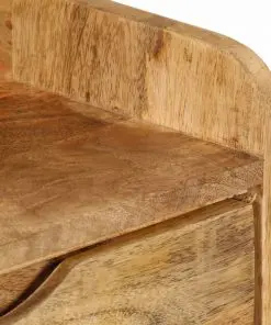 vidaXL Bedside Cabinet Solid Mango Wood 40x30x59.5 cm