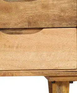 vidaXL Bedside Cabinet Solid Mango Wood 40x30x59.5 cm