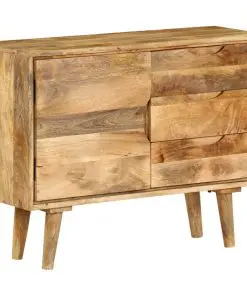 vidaXL Sideboard Solid Mango Wood 90x30x69 cm