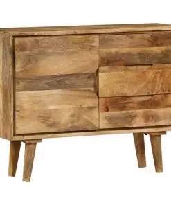 vidaXL Sideboard Solid Mango Wood 90x30x69 cm