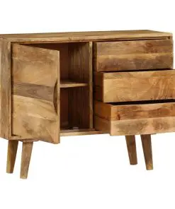vidaXL Sideboard Solid Mango Wood 90x30x69 cm
