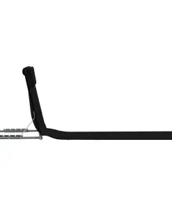 vidaXL Folding Beach Mats 2 pcs Steel and Fabric Black