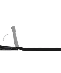 vidaXL Folding Beach Mats 2 pcs Steel and Fabric Black