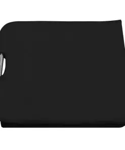 vidaXL Folding Beach Mats 2 pcs Steel and Fabric Black