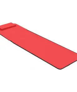 vidaXL Folding Beach Mats 2 pcs Steel and Fabric Red