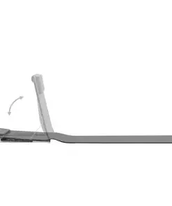 vidaXL Folding Beach Mats 2 pcs Steel and Fabric Grey