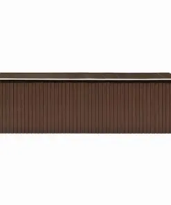 vidaXL Garden Shed 257x597x178 cm Metal Brown