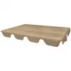 vidaXL Replacement Canopy for Garden Swing Taupe 226×186 cm