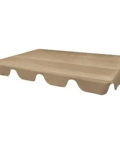vidaXL Replacement Canopy for Garden Swing Taupe 226×186 cm
