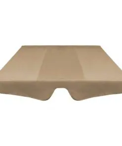 vidaXL Replacement Canopy for Garden Swing Taupe 226×186 cm
