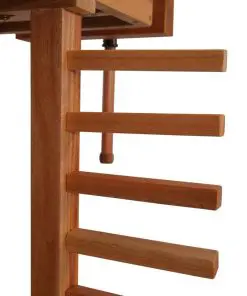 vidaXL Carpentry Work Bench with Drawer 2 Vises Hardwood