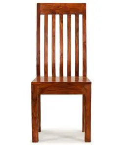vidaXL Dining Chairs 6 pcs Solid Wood with Sheesham Finish Modern