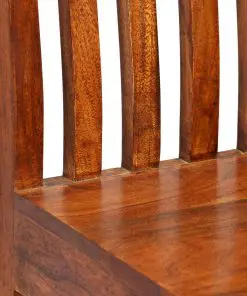 vidaXL Dining Chairs 6 pcs Solid Wood with Sheesham Finish Modern