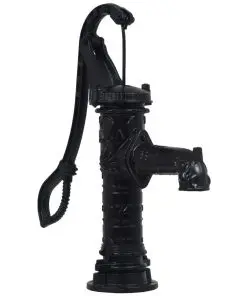 vidaXL Garden Water Pump with Stand Cast Iron