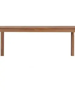 vidaXL Dining Table Solid Teak Wood with Natural Finish 180x90x76 cm