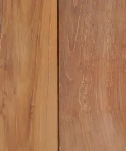 vidaXL Dining Table Solid Teak Wood with Natural Finish 140x70x76 cm