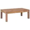 vidaXL Coffee Table Solid Teak Wood with Natural Finish 110x60x40 cm vidaXL Coffee Table Solid Teak Wood with Natural Finish 110x60x40 cm