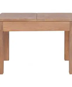 vidaXL Coffee Table Solid Teak Wood with Natural Finish 60x60x40 cm