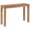 vidaXL Console Table Solid Teak Wood with Natural Finish 110x35x76 cm vidaXL Console Table Solid Teak Wood with Natural Finish 110x35x76 cm