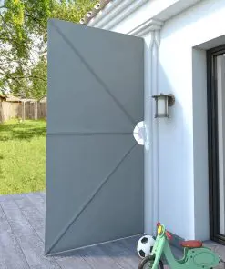 vidaXL Collapsible Terrace Side Awning Grey 300×150 cm