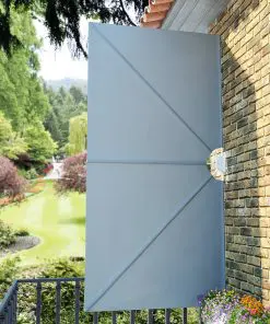 vidaXL Collapsible Terrace Side Awning Grey 300×150 cm