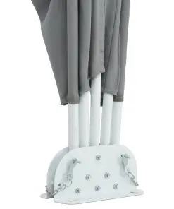 vidaXL Collapsible Terrace Side Awning Grey 300×150 cm