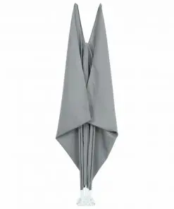 vidaXL Collapsible Terrace Side Awning Grey 400×200 cm