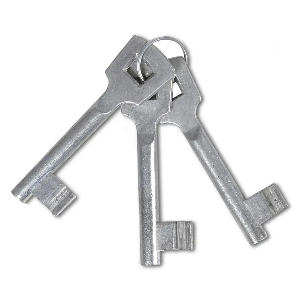 vidaXL Mesh Garden Gate Galvanised Steel 85.5×125 cm Grey