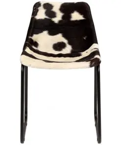 vidaXL Dining Chair 4 pcs Genuine Goat Leather