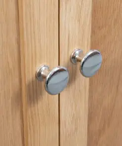 vidaXL Corner Cabinet 80×33.5×78 cm Solid Oak Wood