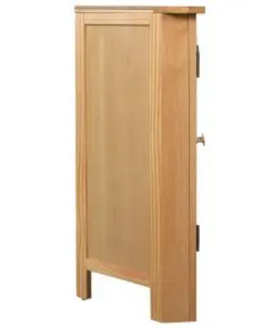 vidaXL Corner Cabinet 80×33.5×78 cm Solid Oak Wood