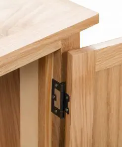 vidaXL Corner Cabinet 80×33.5×78 cm Solid Oak Wood