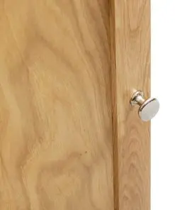 vidaXL Corner Cabinet 59x36x180 cm Solid Oak Wood