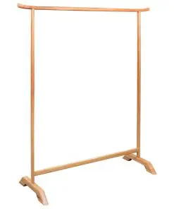 vidaXL Clothes Rack 125×175 cm Solid Oak Wood