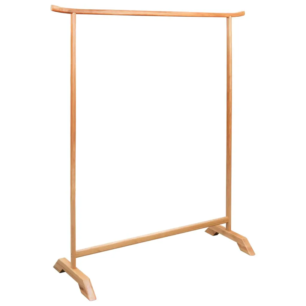 vidaXL Clothes Rack 125×150 cm Solid Oak Wood
