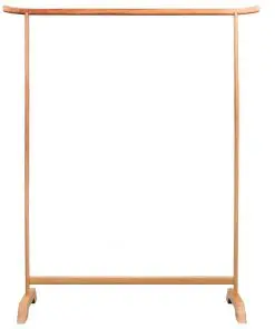 vidaXL Clothes Rack 125×150 cm Solid Oak Wood