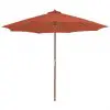vidaXL Outdoor Parasol with Wooden Pole 300 cm Terracotta