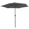 vidaXL Outdoor Parasol with Metal Pole 300 cm Anthracite