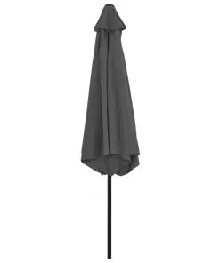 vidaXL Outdoor Parasol with Metal Pole 300 cm Anthracite