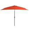 vidaXL Outdoor Parasol with Metal Pole 300×200 cm Terracotta