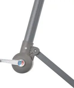 vidaXL Cantilever Umbrella LED Lights and Steel Pole 300cm Anthracite