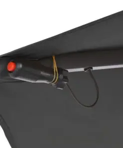 vidaXL Cantilever Umbrella LED Lights and Steel Pole 300cm Anthracite