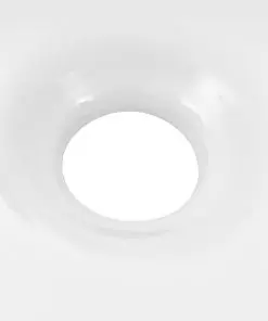 vidaXL Basin Ceramic White Triangle 645x455x115 mm