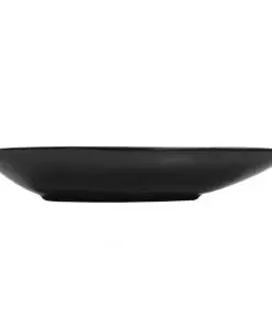 vidaXL Basin Ceramic Black Triangle 645x455x115 mm