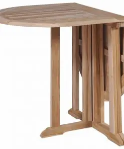 vidaXL Folding Butterfly Garden Table 120x70x75 cm Solid Teak Wood