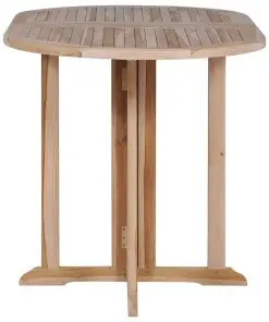vidaXL Folding Butterfly Garden Table 120x70x75 cm Solid Teak Wood